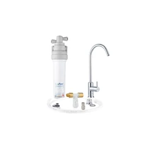 Doulton EcoFast beépíthető ólomszűrő víztisztító BioTect Ultra szűrőbetéttel - Doulton bekötő szettel és tiszta víz csapteleppel Doulton EcoFast beépíthető ólomszűrő víztisztító BioTect Ultra szűrőbetéttel - Doulton bekötő szettel és tiszta víz csapteleppel