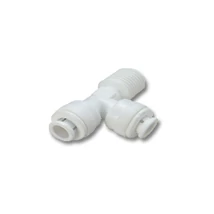 Gyors csatlakozó aszimmetrikus menetes "T" idom 1/4" menet x 1/4" csővezeték x 1/4" csővezeték (1)