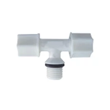 Hollandi csatlakozó szimmetrikus menetes "T" idom 1/4" menet x 1/4" csővezeték x 1/4" csővezeték (37)