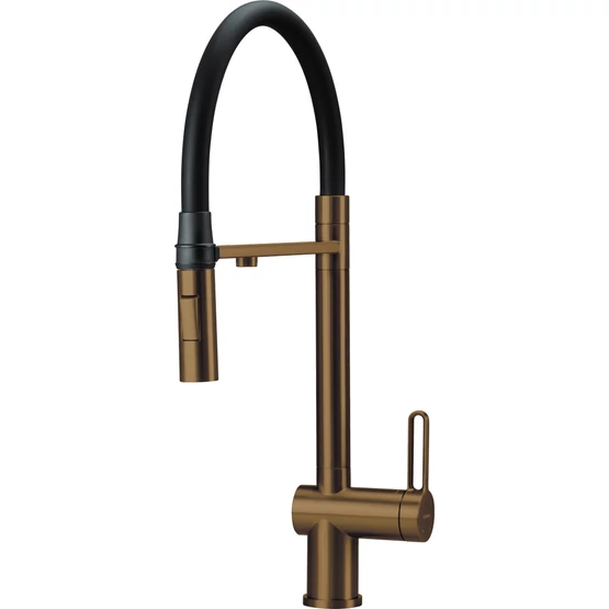 Magnetic 3 utas konyhai csaptelep vízszűrő csatlakozással (szálcsiszolt bronz)