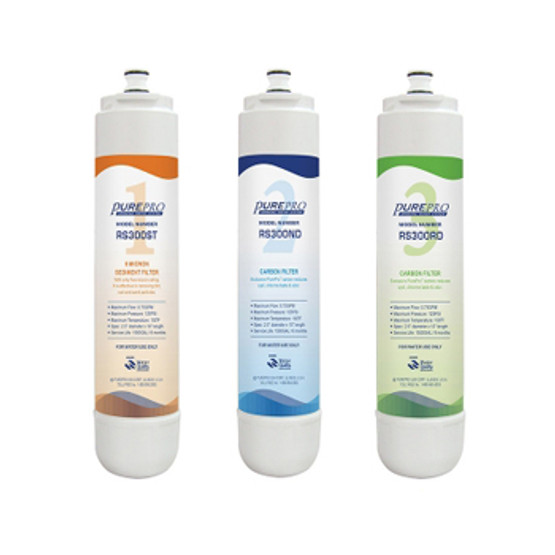 PurePro ERS 105/106 ozmózis víztisztító előszűrő garnitúra PurePro ERS 105/106 ozmózis víztisztító előszűrő garnitúra