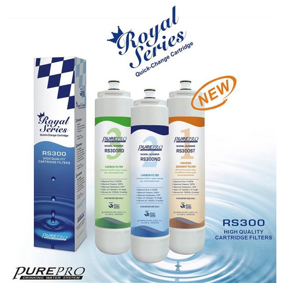 PurePro ERS 105/106 ozmózis víztisztító előszűrő garnitúra PurePro ERS 105/106 ozmózis víztisztító előszűrő garnitúra