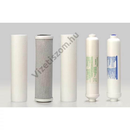 Smartfilters Basic RO szűrőgarnitúra ásványi patronnal és fertőtlenítő csomaggal