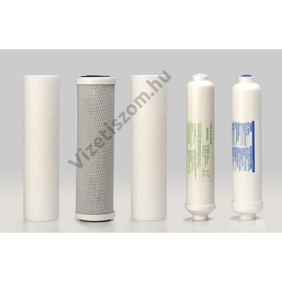 Smartfilters Basic RO szűrőgarnitúra ásványi patronnal és fertőtlenítő csomaggal