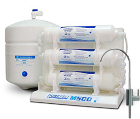 PurePro M500P beépíthető ozmózis víztisztító nyomásfokozóval