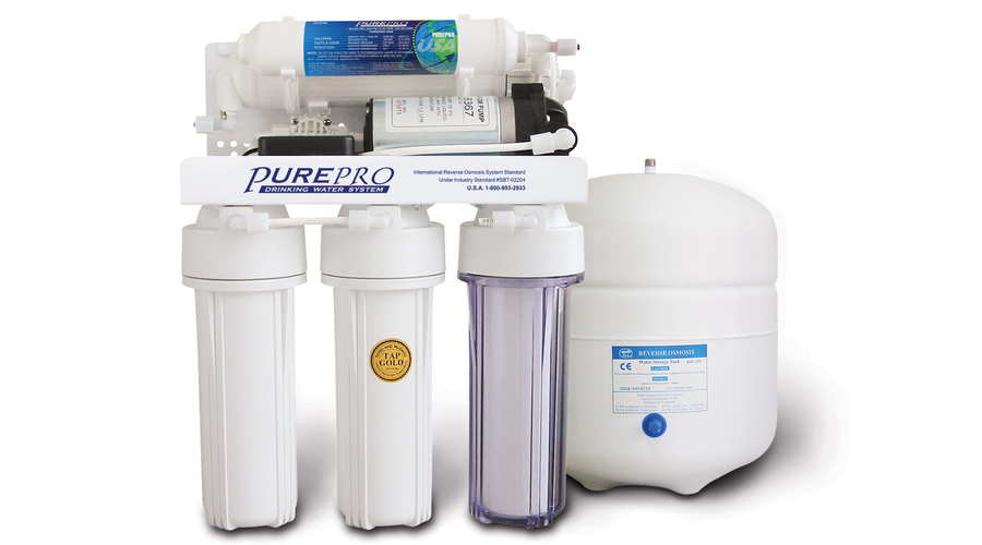 PurePro RO EC105P ozmózis víztisztító nyomásfokozóval